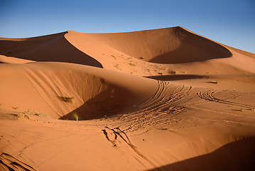 Image showing Dunes, Morocco, Sahara Desert