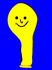 Image showing yellow balloon