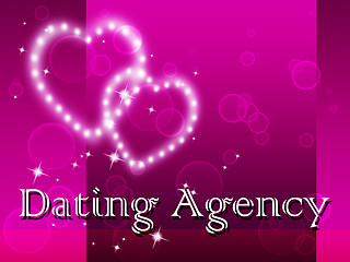 Image showing Dating Agency Shows Partner Agencies And Romance