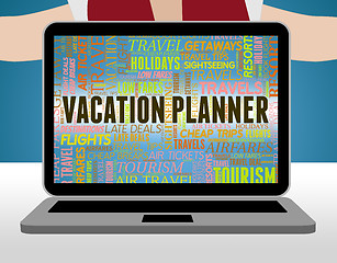 Image showing Vacation Planner Means Date Vacational And Plans