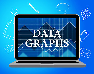 Image showing Data Graphs Means Statistical Diagram And Bytes