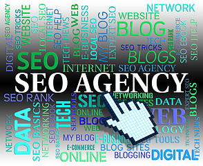 Image showing Seo Agency Indicates Web Site And Agencies