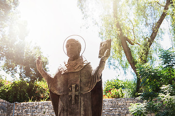 Image showing The statue of St. Nicholas in Demre, Turkey