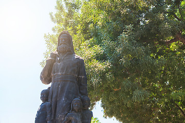 Image showing The statue of St. Nicholas in Demre, Turkey