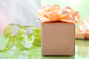 Image showing beautiful wrapped gift box