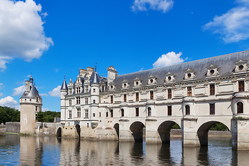 Image showing Chenonceau castle in the Loire Valley, France
