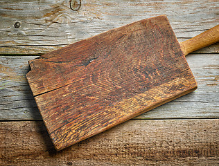 Image showing old wooden cutting board