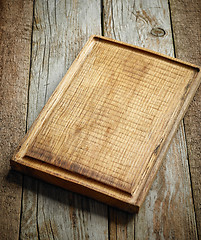 Image showing old wooden cutting board