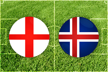 Image showing England vs Iceland