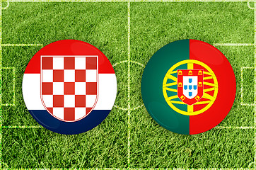 Image showing Croatia vs Portugal