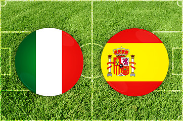 Image showing Italy vs Spain