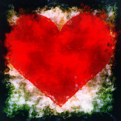 Image showing Red heart