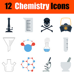 Image showing Chemistry icon set