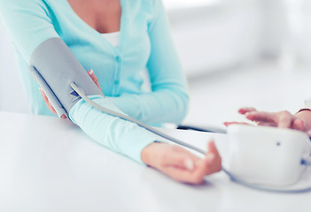 Image showing doctor and patient in hospital