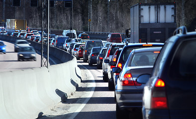 Image showing Traffic queue