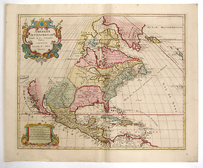 Image showing Antique map