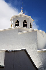 Image showing lanzarote  spain the old  terrace  