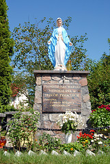 Image showing Virgin Mary statue