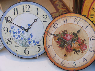 Image showing Old clocks
