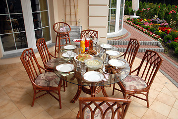 Image showing dinner table