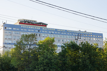 Image showing Moscow, Russia - August 11, 2015: The building of the Russian Scientific Center of Radiology, ul. Trade Union House 86