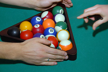 Image showing billards table