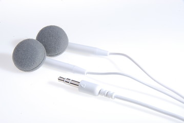 Image showing earphones for mp3-player