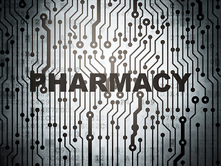 Image showing Health concept: circuit board with Pharmacy