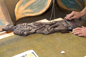 Image showing sculptor