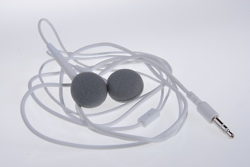 Image showing earphones for mp3-player