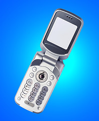 Image showing Open cellphone