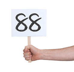 Image showing Sign with a number, 88
