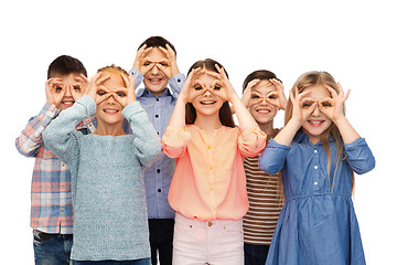 Image showing happy children making faces and having fun