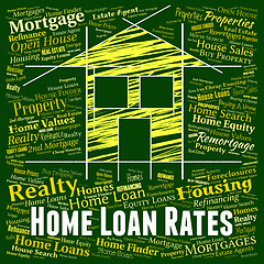 Image showing Home Loan Rates Shows Housing Credit And Interest