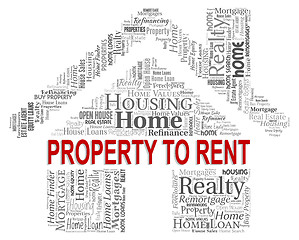 Image showing Property To Rent Shows Renting Renter And Properties