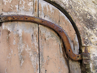 Image showing Detail old door