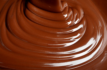 Image showing chocolate flow