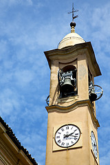 Image showing jerago old abstract in  italy   and church tower bell sunny day 