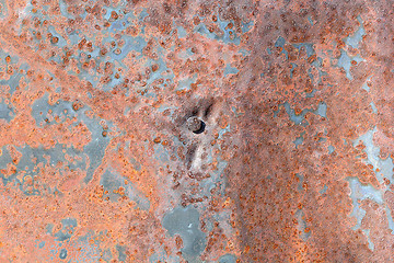 Image showing metal corroded texture close up