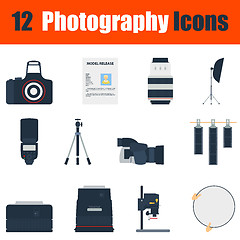 Image showing Photography icon set