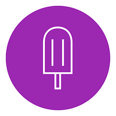 Image showing Popsicle line icon.
