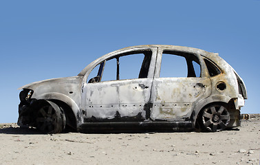 Image showing Abandoned car