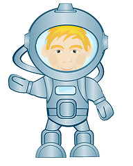Image showing Spaceman in space suit