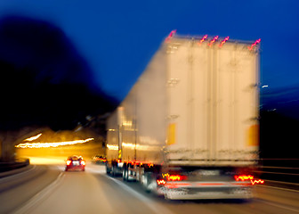 Image showing Truck in Movement