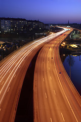 Image showing  cars at night