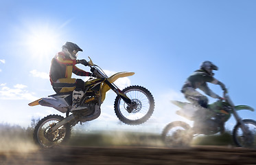 Image showing motocross rider