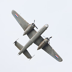 Image showing LEEUWARDEN, THE NETHERLANDS - JUNE 10: WW2 B-25 Mitchell bomber 