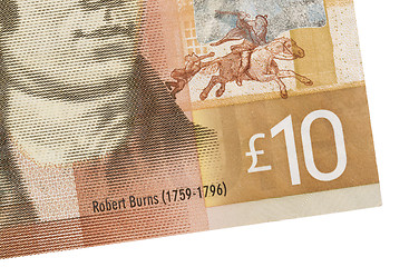 Image showing Scottish Banknote, 10 pounds