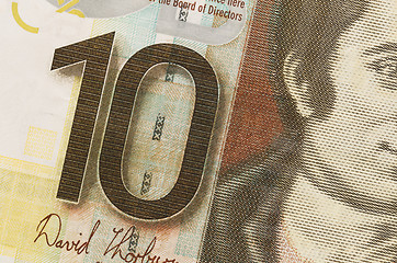 Image showing Scottish Banknote, 10 pounds