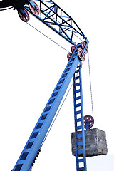 Image showing Counterweight on the cable car